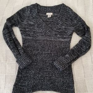 Beautiful Sweater, Black/Gray Heather